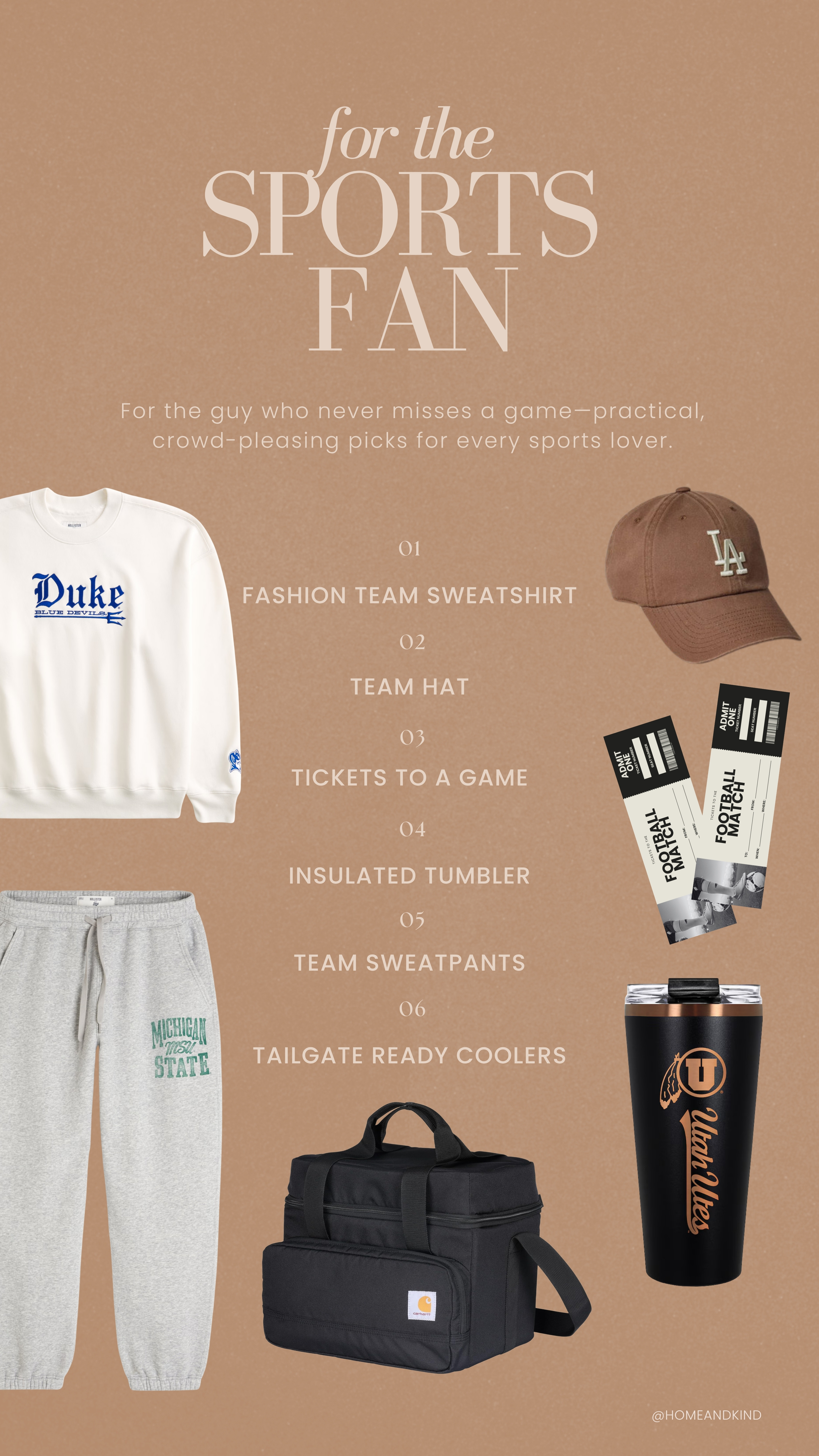Gift Guide for the Sports fan. For the guy who never misses a game—practical, crowd-pleasing picks for every sports lover. 

 #LTKGiftGuide #LTKHoliday #LTKSeasonal