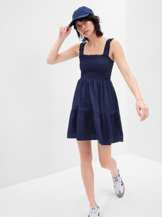 Smocked Tiered Mini Dress | Gap (CA)