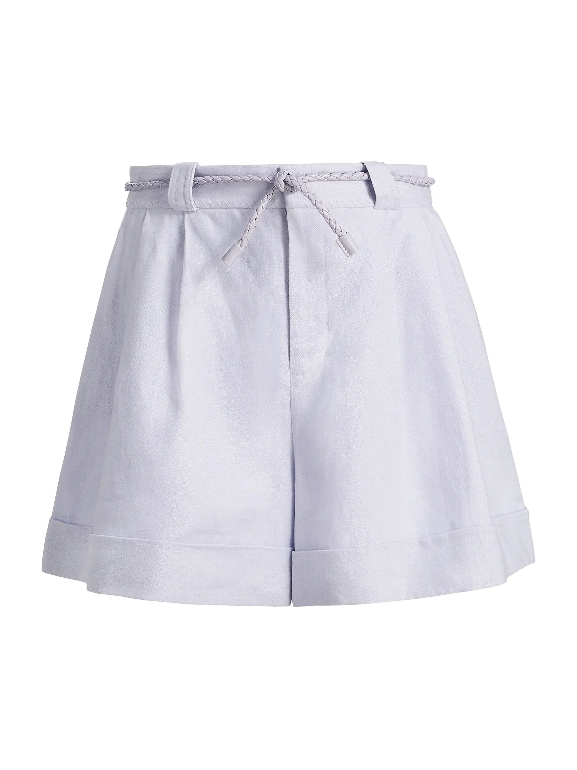 Luna Linen High-Rise Shorts | Saks Fifth Avenue