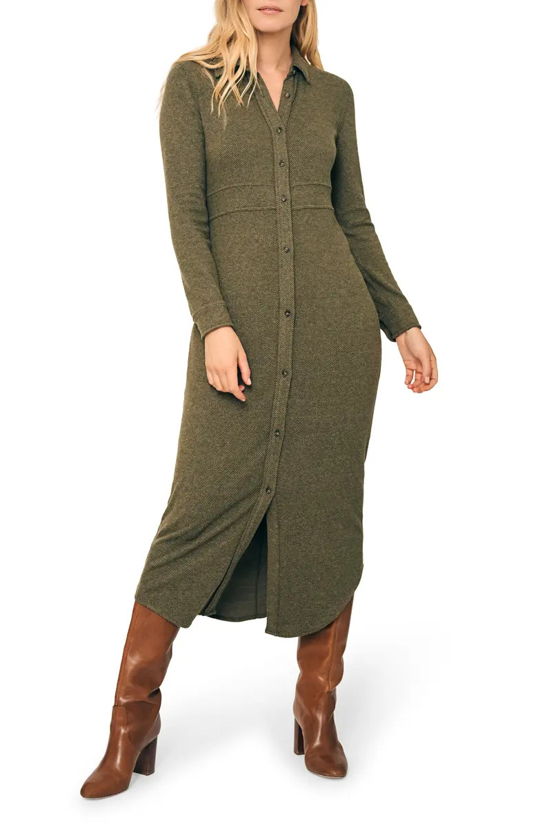 Legend Sweater Maxi Shirtdress | Nordstrom