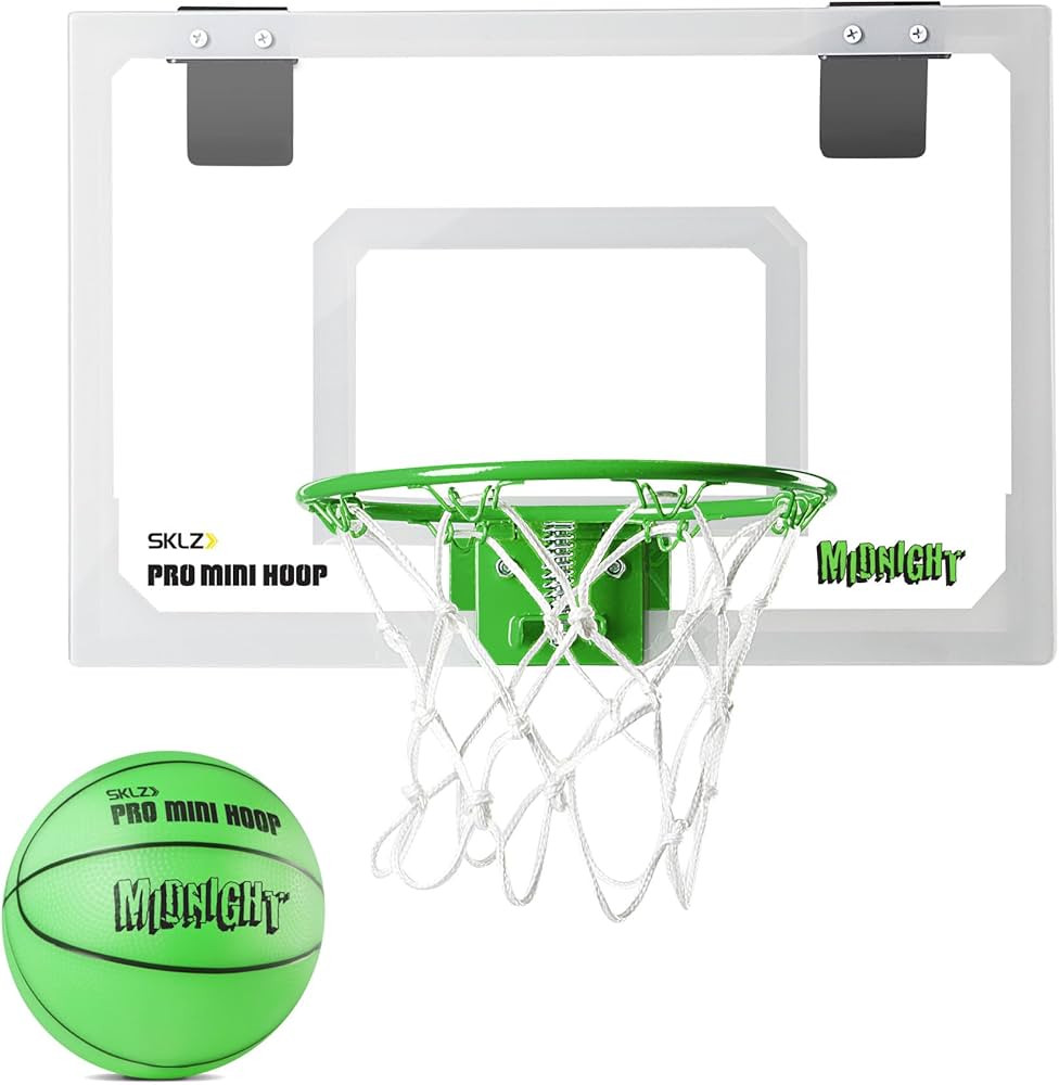 SKLZ Pro Mini Indoor Basketball Hoop - Over The Door – Portable - Great For Home, Dorms, Office... | Amazon (US)