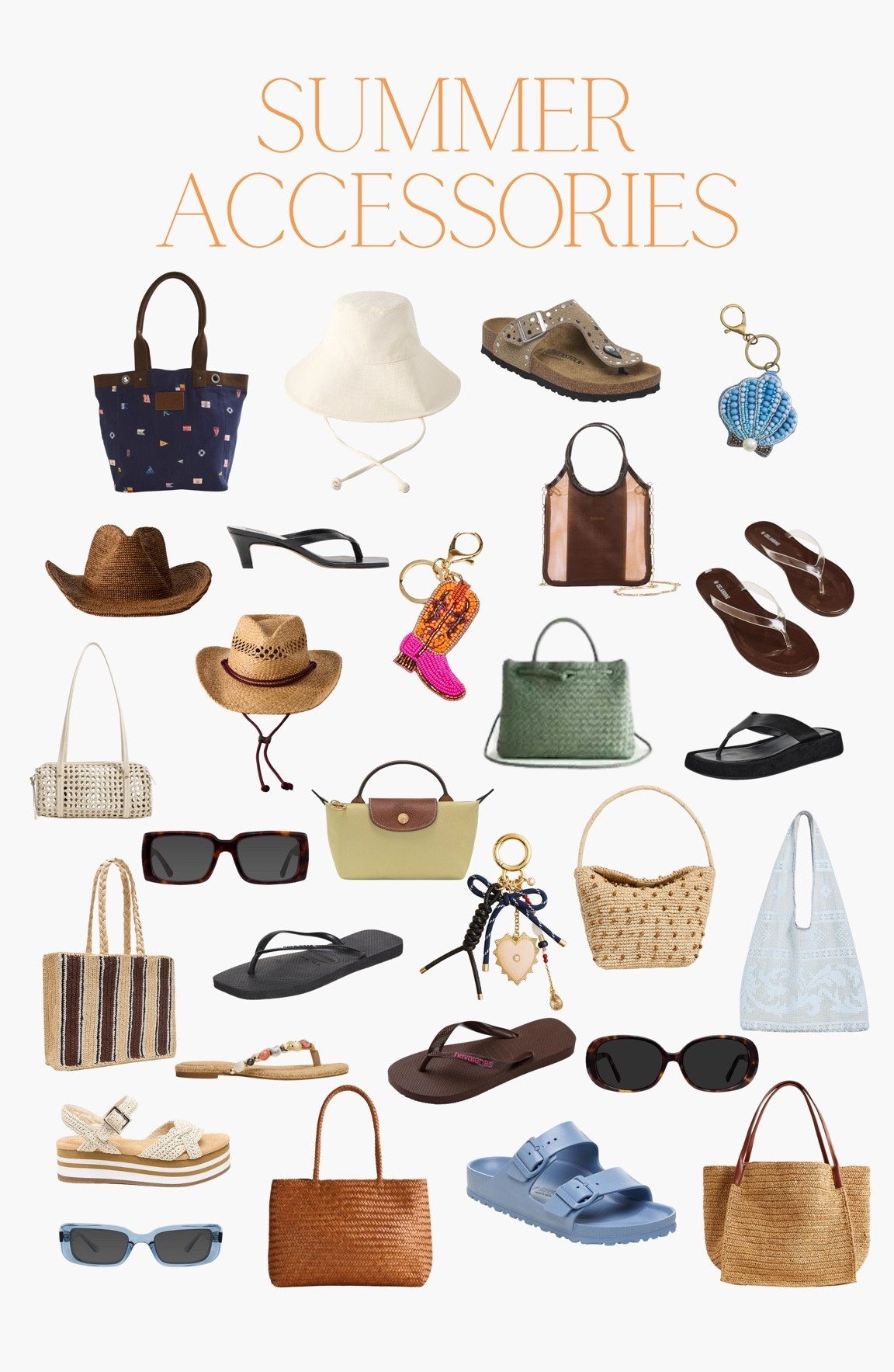 [7/9/26] summer accessories 🌞 linking a variety of brands with the cutestttt summer pieces, some of these I own & already styled this season. Some pieces are currently on sale!

#LTKSeasonal #LTKSaleAlert