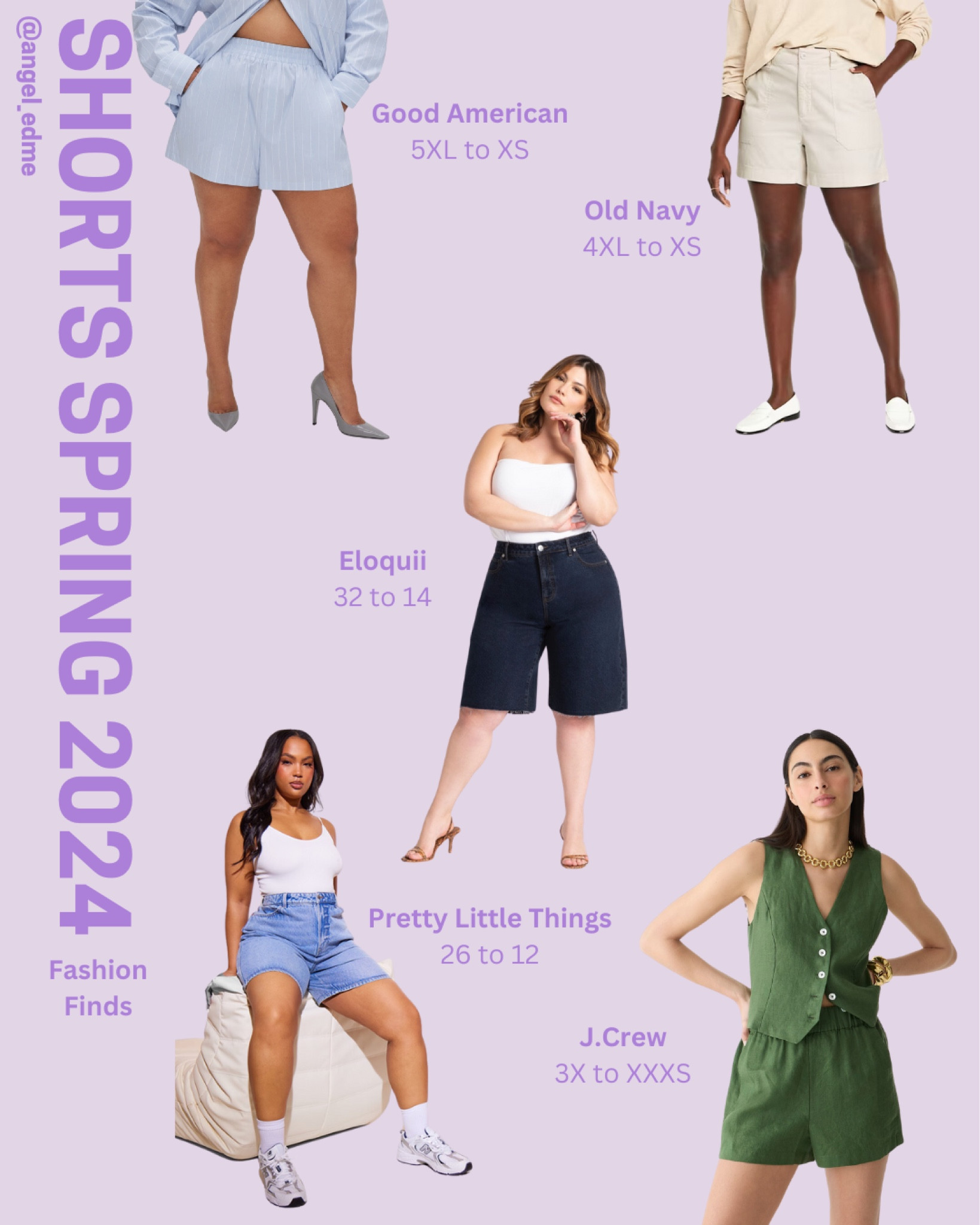 Spring and summer is at our door steps! Here are some of my favorite size inclusive fashion finds, shorts edition ❤️ more to come this week! 

#plussizeshorts
#sizeinclusiveshorts
#shorts

#LTKmidsize #LTKplussize #LTKfindsunder100