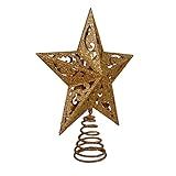 Amazon.com: Kurt Adler 8-Inch Gold Glittered 5 Point Star Treetop : Home & Kitchen | Amazon (US)