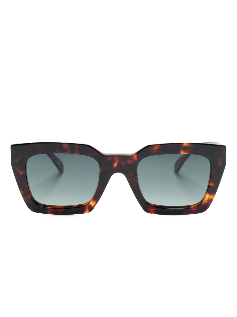 ANINE BING rectangle-frame Sunglasses  | Brown | FARFETCH AU | Farfetch Global