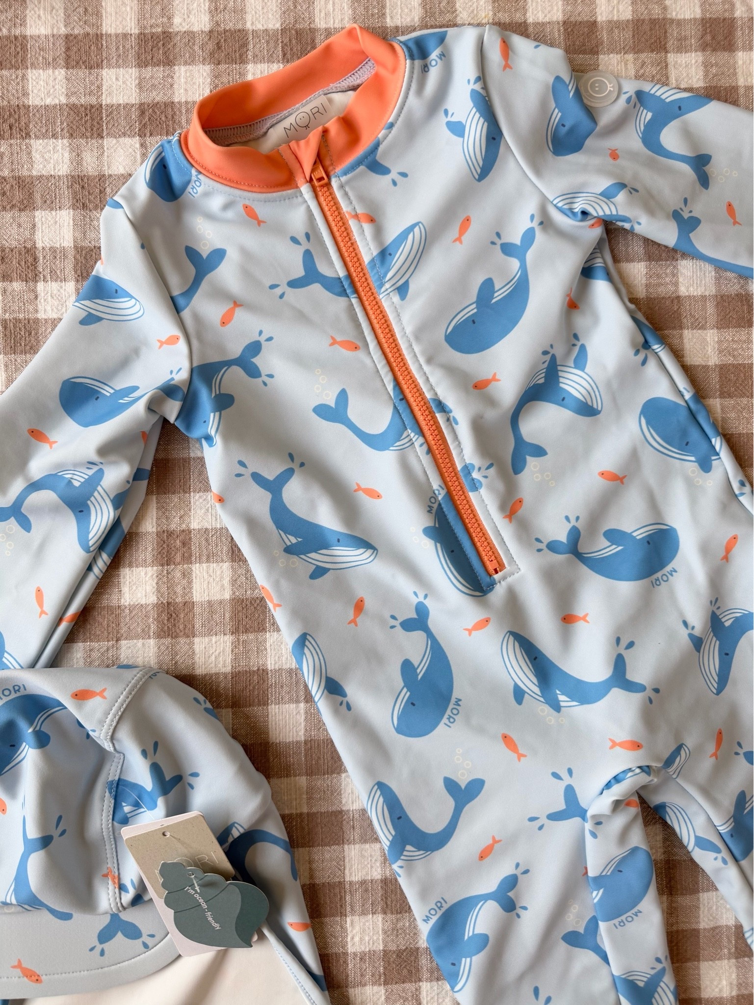 Auggie’s new swimsuit!! Who knew finding swimsuits for little boys was so hard😅😅 this cutie is from @Baby Mori and I’m in loveeee!!! I love fun prints especially for babies🥹 I’m super impressed with the quality and can’t wait for our next beach day🌊⛵️🌴

#LTKmomlife #LTKBaby #LTKSeasonal