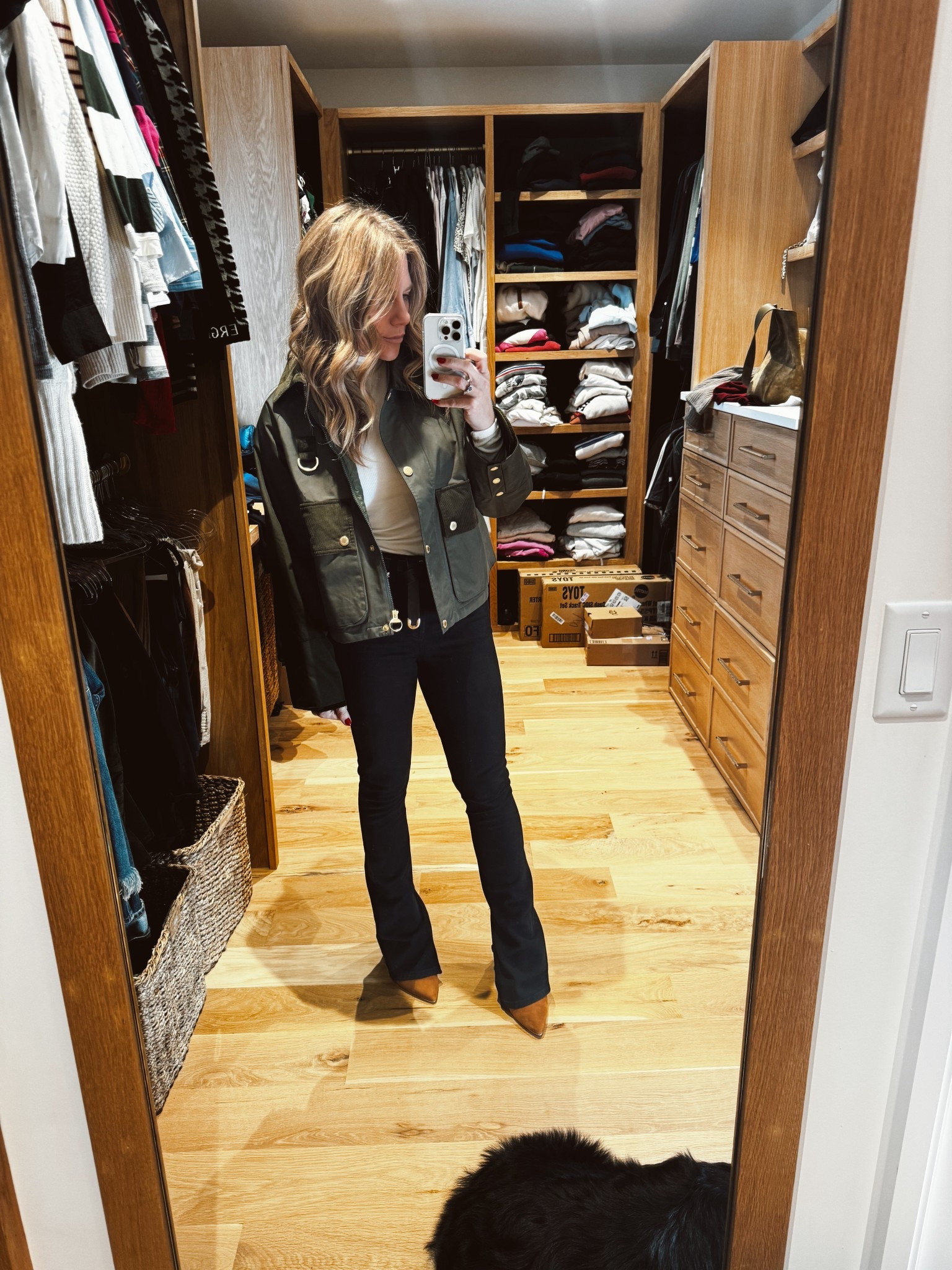 Obsessed with this jacket and these black jeans. 🖤

#LTKootd #LTKmomlife #LTKgrwm