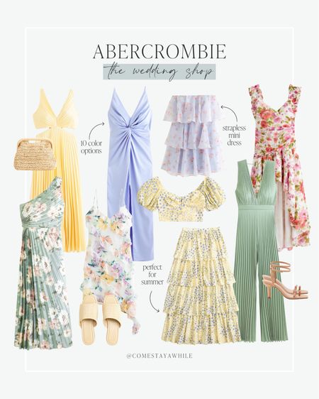 Abercrombie & Fitch's Wedding Shop is here! 👏🏻 Whether you're after the perfect dress for a summer wedding, looking for a super cute 2-piece set, or searching for that stunning bridal outfit, we've got you covered! 🤩 There’s something for everyone, so don’t sleep on these cute looks! ✨

#LTKstyletip #LTKwedding #LTKSeasonal