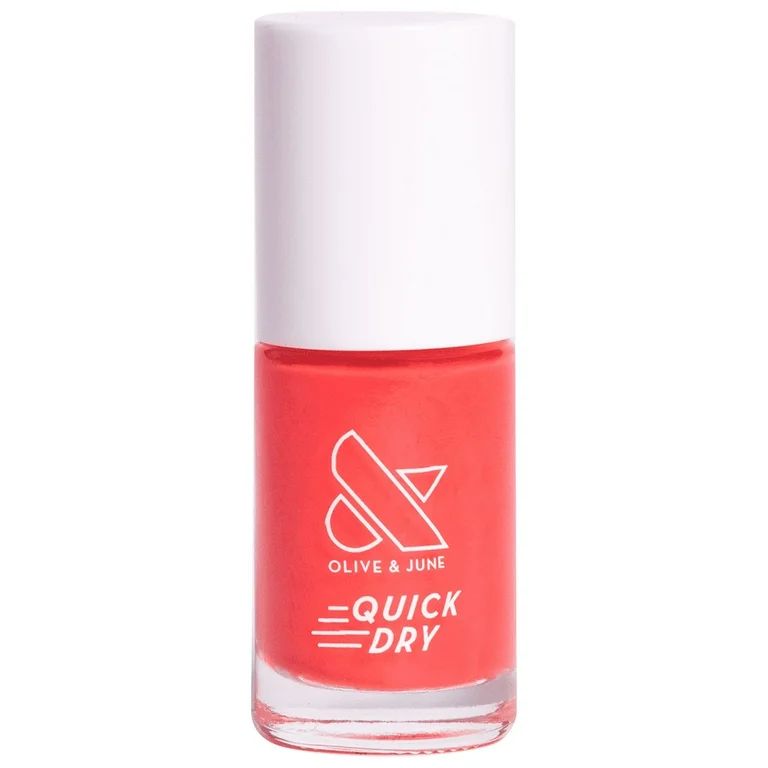 Olive & June Quick Drying Nail Polish, Picante, Spicy Orange, 0.3 fl oz | Walmart (US)