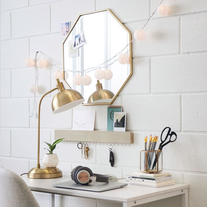 No Nails Octagon Mirror | Pottery Barn Teen