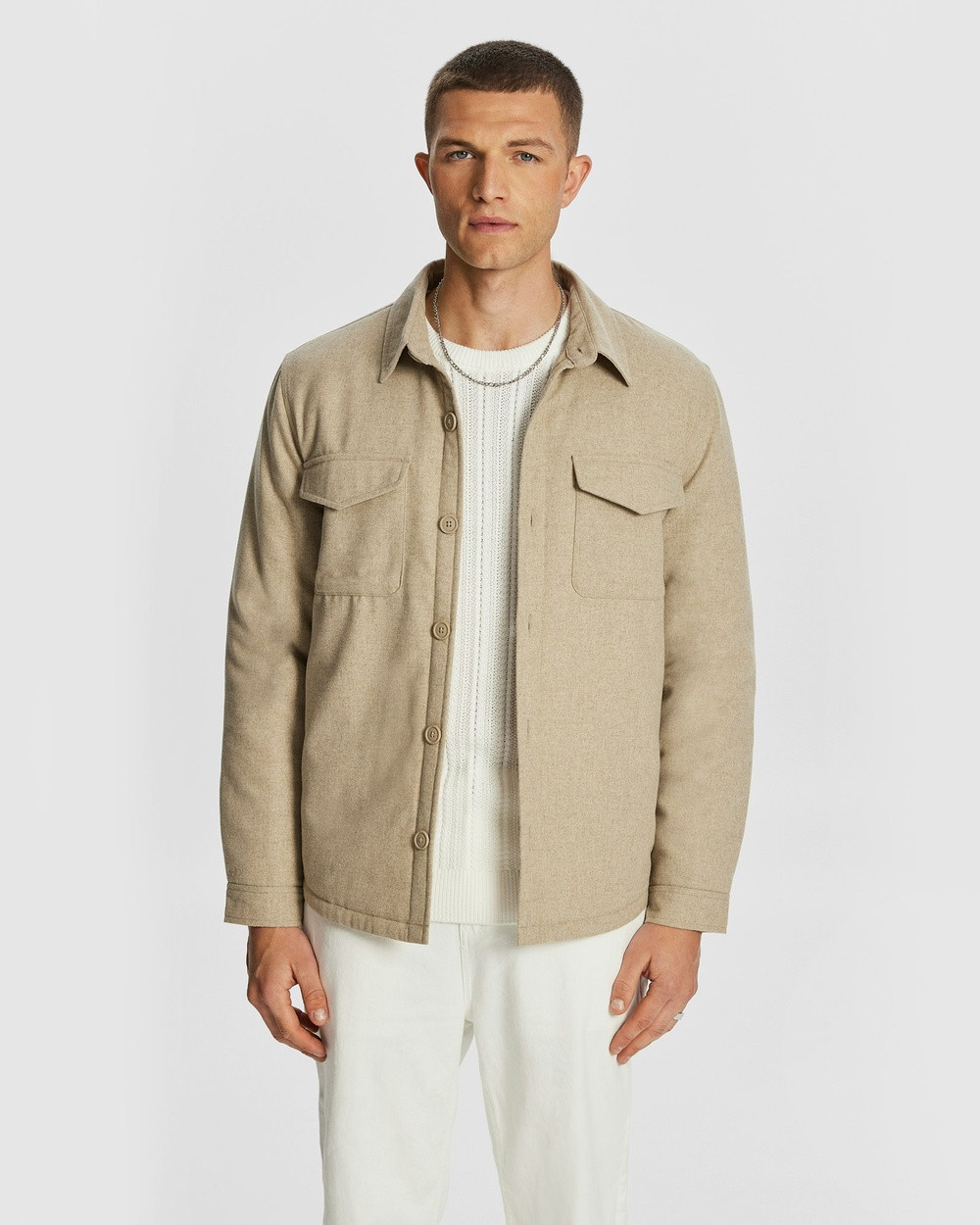 yd. - Watson Wool Blend Jacket - Coats & Jackets (NATURAL) Watson Wool Blend Jacket | THE ICONIC (AU & NZ)