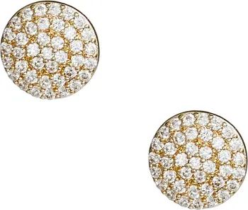 Pavé Disc Stud Earrings | Nordstrom