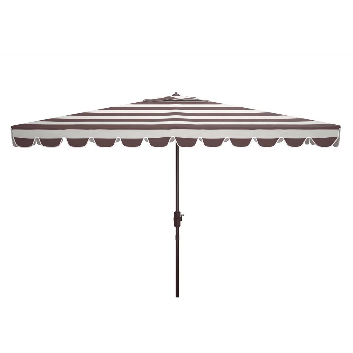 Safavieh Vienna Rectangular Scallop Crank Umbrella | Kohl's