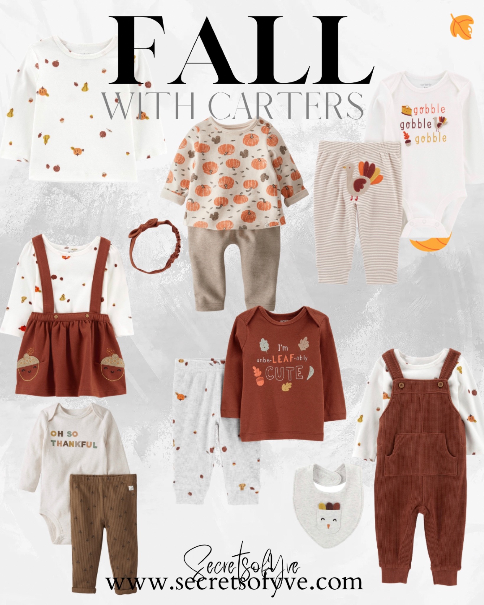 How cute are these Fall pieces for babies and toddlers?! @carters
Perfect as gifts. 
#Secretsofyve 
Always humbled & thankful to have you here.. 
CEO: patesiglobal.com PATESIfoundation.org

@secretsofyve : where beautiful meets practical, comfy meets style, affordable meets glam with a splash of splurge every now and then. I do LOVE a good sale and combining codes!  #ltkmen Maternity #ltkkids
Wedding guest dress
Work wear #ltkbaby 
Fall outfits #ltkfit 
Teacher outfits
Home decor #ltkfamily
Wedding Guest
Dress #ltkwedding
#ltkhome #ltkbeauty #ltkcurves #ltkshoecrush #ltkitbag #ltkstyletip #ltktravel #ltkworkwear #ltkswim #ltkbump secretsofyve

#LTKSeasonal #LTKHalloween #LTKU