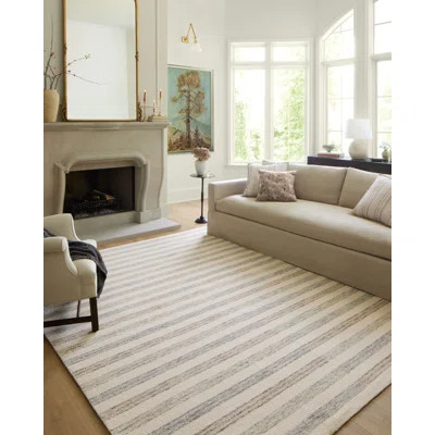 Chris Loves Julia x Loloi Chris Collection CHR-05 Ivory / Slate, Transitional Area Rug | Wayfair Professional