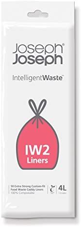 Joseph Joseph Intelligent IW2 Bin Liners Custom Fit Bags for Food Waste Caddy 1 Gallon / 4 Liter ... | Amazon (US)