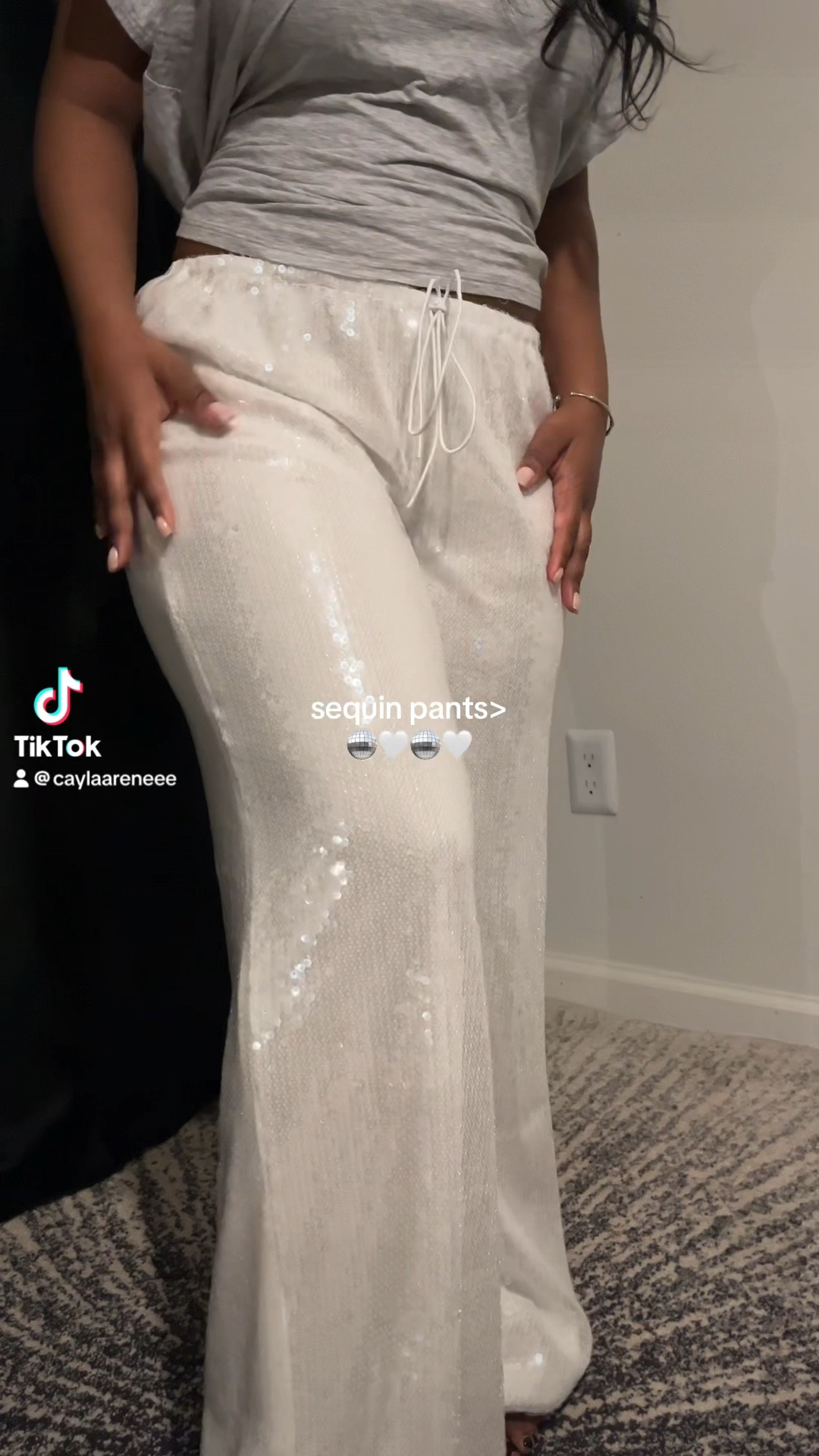 These sequin pants are a statement but a staple piece. They are very stretchy at the waist and are fully lined so they are very comfortable. 

#LTKVideo #LTKHalloween #LTKSeasonal