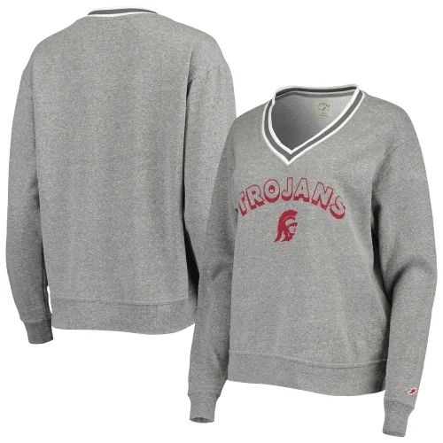 League Collegiate Wear USC Victory Springs V-Neck Pullover Sweatshirt | Foot Locker (US)