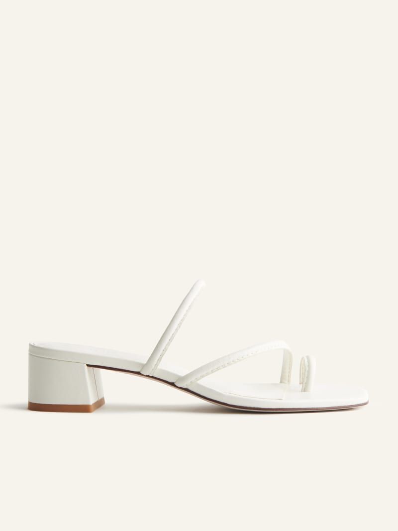 Meena Toe Ring Block Heel Sandal | Reformation (Global)