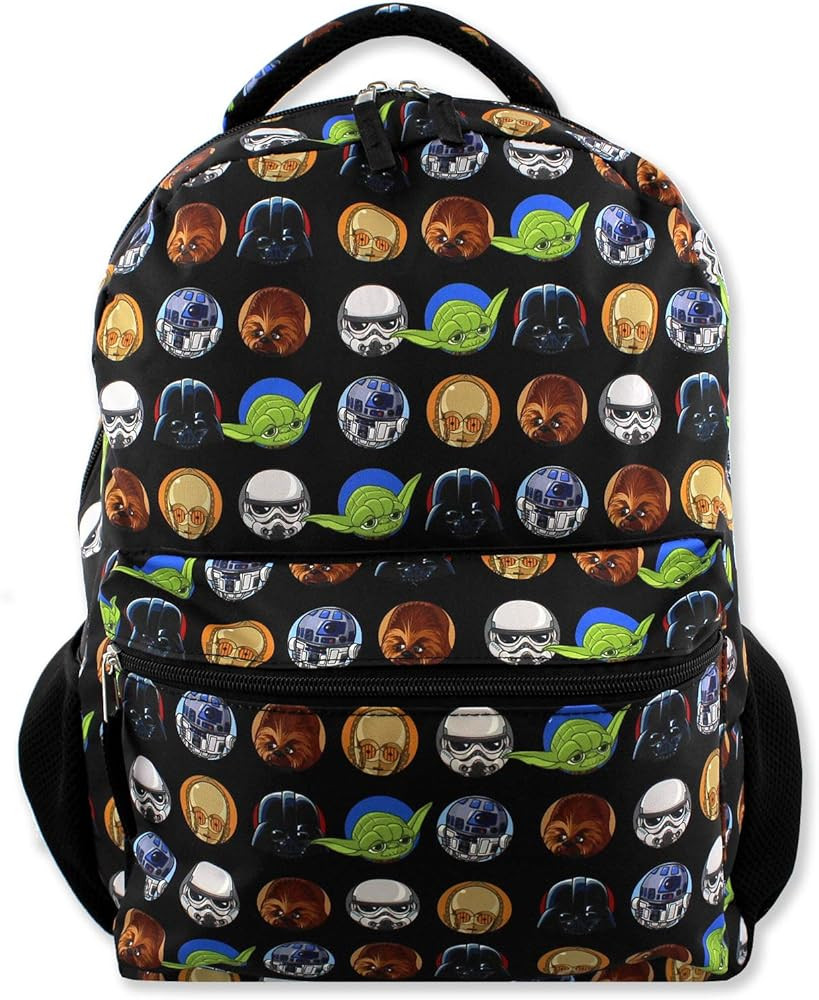 Star Wars Boy's Girl's Adult's 16 Inch School Backpack (One Size, Black) | Amazon (US)