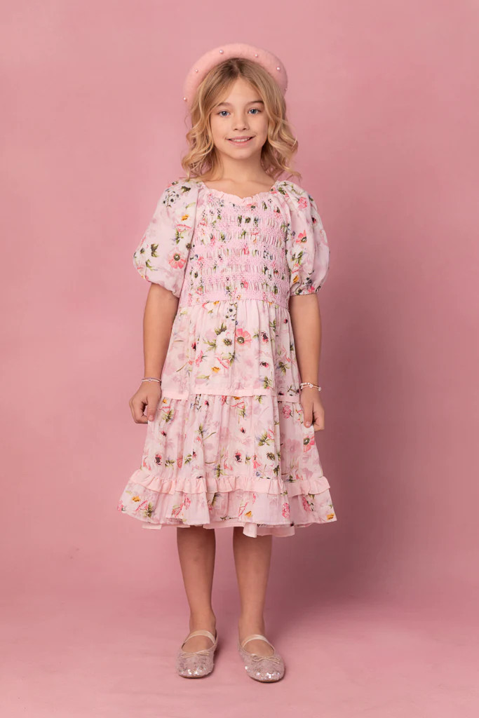 Mini Roselyn Dress in Pink | Ivy City Co