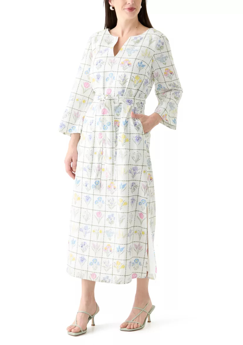 Women's Printed Kaftan Maxi Dress | Belk
