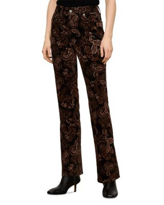Sanctuary Play Date Corduroy Bootcut Jeans in Cocoa Paisley | Bloomingdale's (US)
