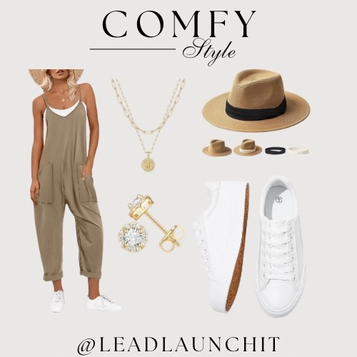 ✨ Effortlessly stylish & seriously comfy ✨
This look is perfect for everyday errands, coffee runs, or weekend lounging — all while keeping it cute!
🧢 Relaxed romper
👟 Classic white sneakers
💎 Minimalist jewelry
☀️ Summer-ready straw hat

Tap my [LTK page] to shop this full look and steal the style!
👉 @LEADLAUNCHIT | #ComfyStyle #LTKFinds #LTKStyle #EverydayOutfit

#LTKSeasonal #LTKStyleTip #LTKSummerEdit