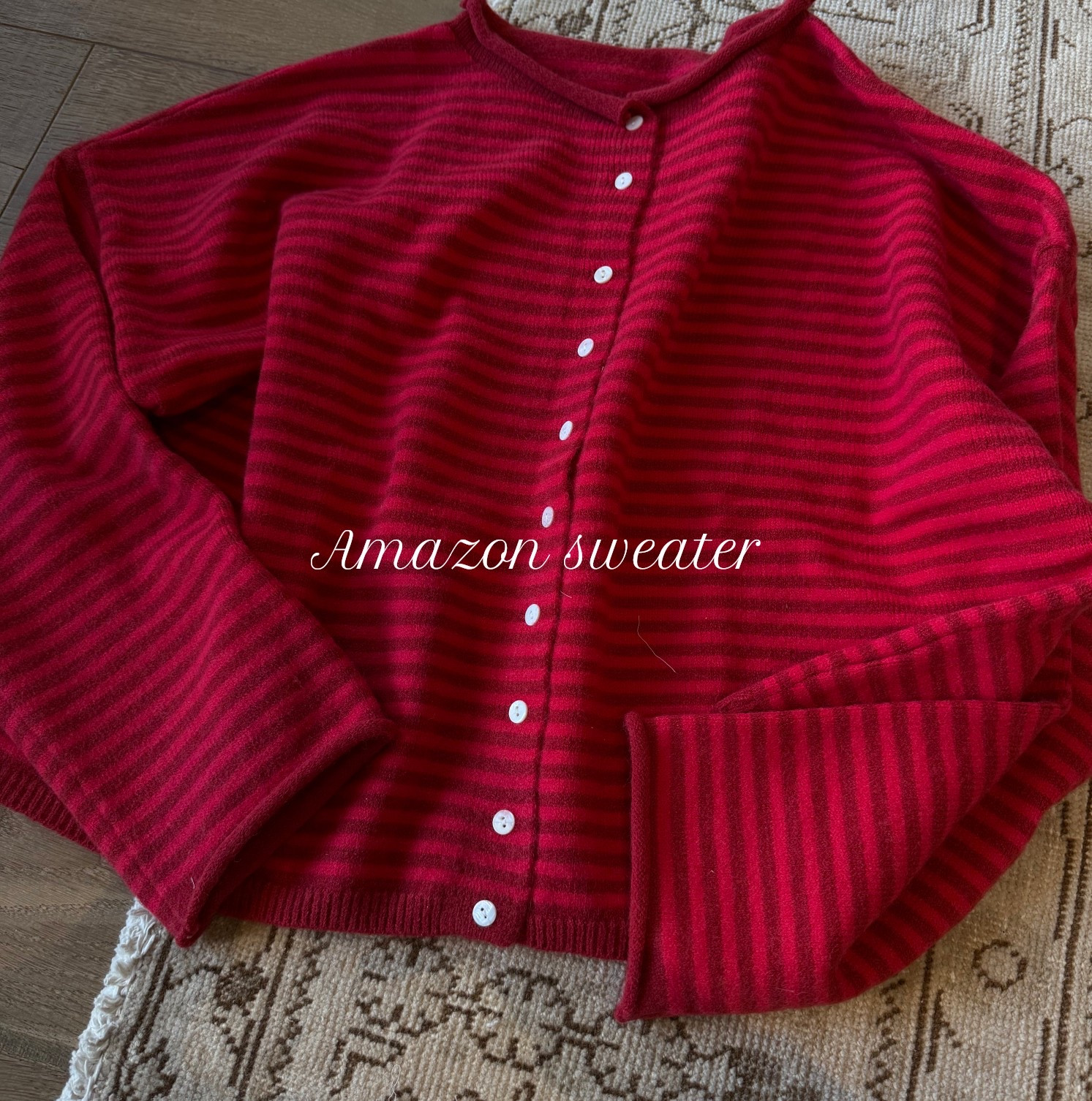 Was hoping this sweater come in time for valentines but this would be so cute in the spring with baggy jeans! 

Dressupbuttercup.com #dressupbuttercup #dederaad


#LTKSeasonal #LTKootd #LTKmomlife