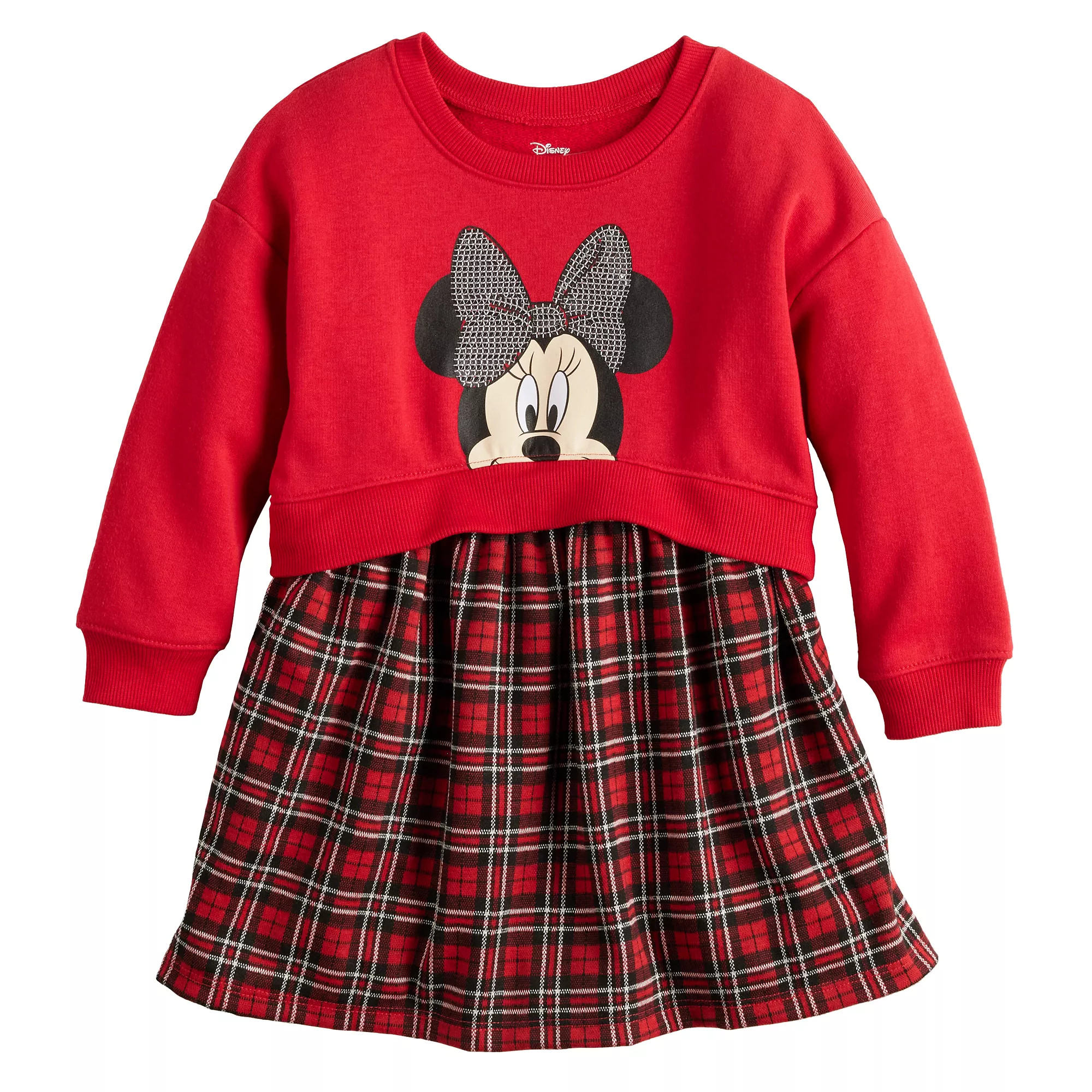 Disney's Minnie Mouse Girls 4-12 Graphic Sweatshirt Twofer Dress by Jumping Beans® | Kohl's