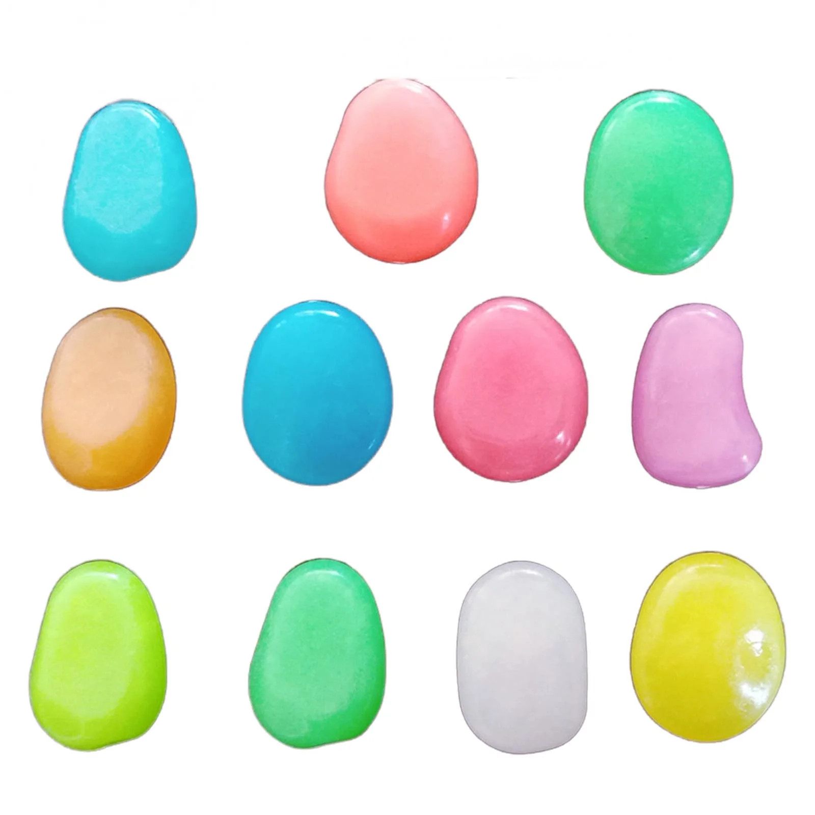 Yooshoverk 32Pcs Extra Large Glowing Pebbles Luminous Stones For Garden, Walkway, Fish Tank, Home... | Walmart (US)