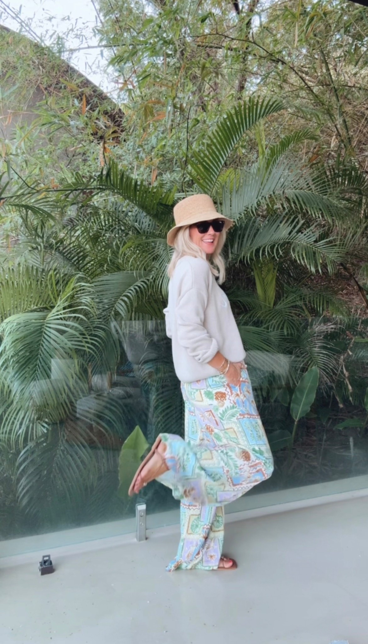 A comfy beach look! If you have a vacay coming up you need these pants and sweater in your suitcase. 

Sweater: XS
Pants: smalll

#LTKTravel #LTKSeasonal #LTKOver40