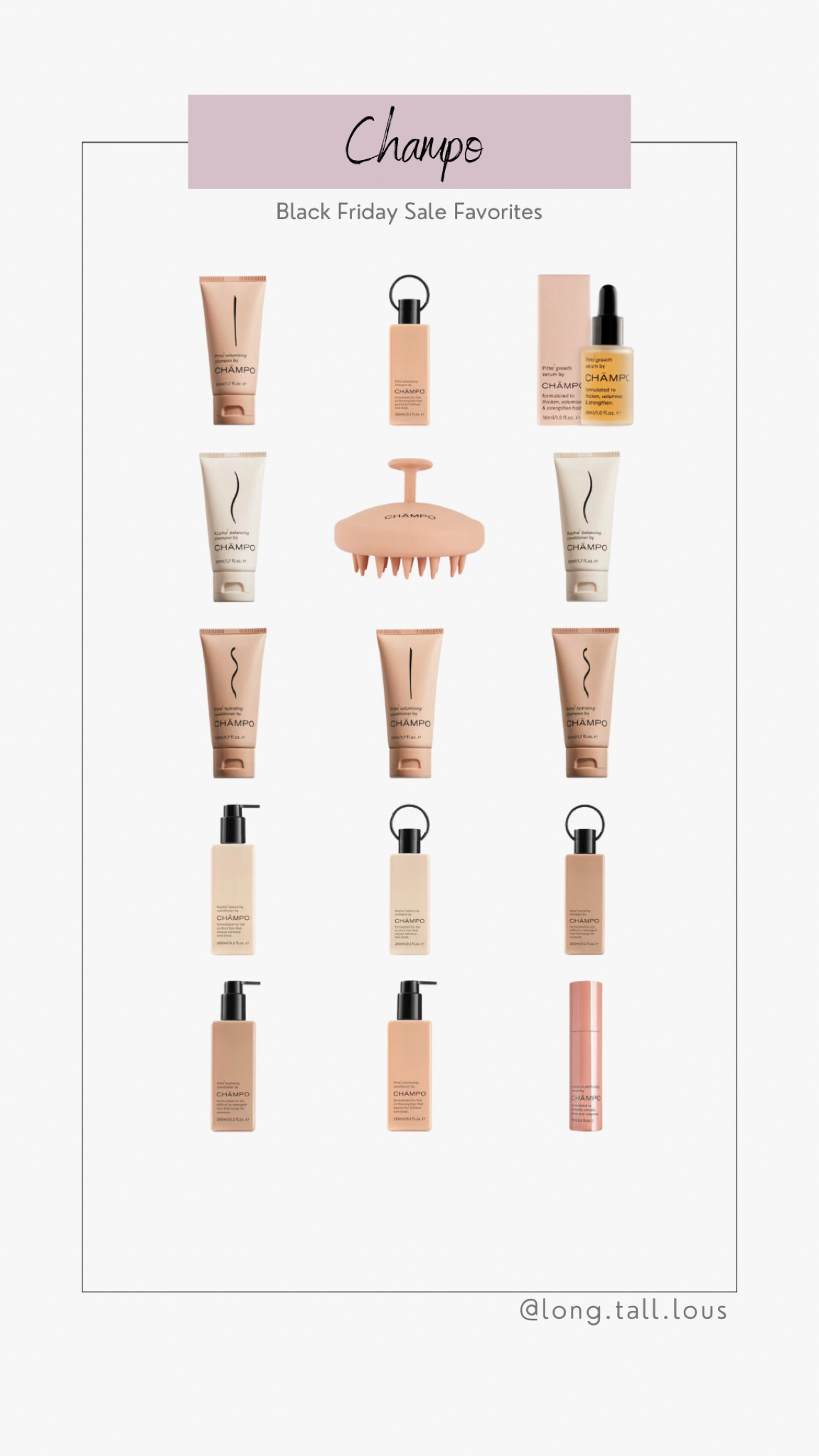 Champo haircare. I use the balancing shampoo and conditioner and the hair oil. But you can take a hair quiz online. 



#LTKbeauty #LTKCyberSaleNL #LTKCyberWeek