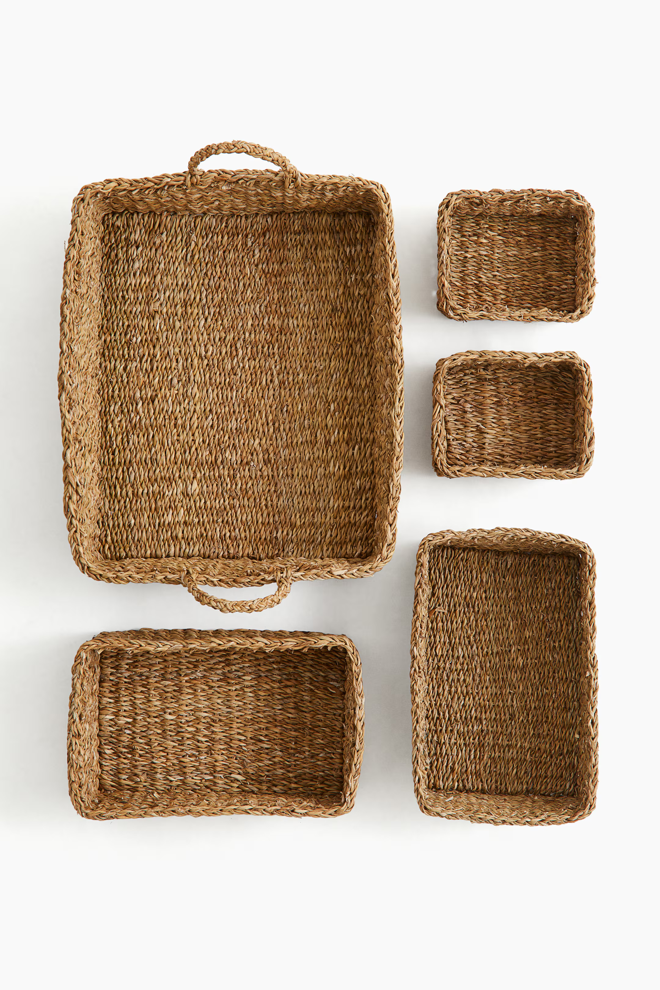 5-piece braided storage set | H&M (UK, MY, IN, SG, PH, TW, HK)