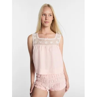 Kacey Lee Women's Woven Sleep Set, 2-Piece, Sizes XS-XXL | Walmart (US)