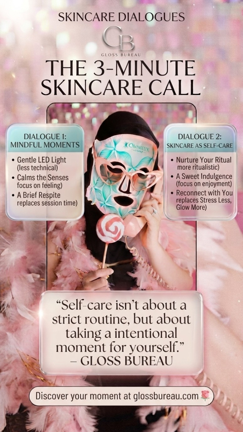 Self-care isn't about a strict routine, but about taking an intentional moment for yourself." In a world that constantly demands our attention, carving out even three minutes to disconnect, breathe, and reset can completely shift your energy. It is less about perfection or multi-step obligations and more about reclaiming a quiet ritual that is entirely yours. Pour yourself a moment of calm and explore the pieces shaping our current skincare dialogues at glossbureau.com.