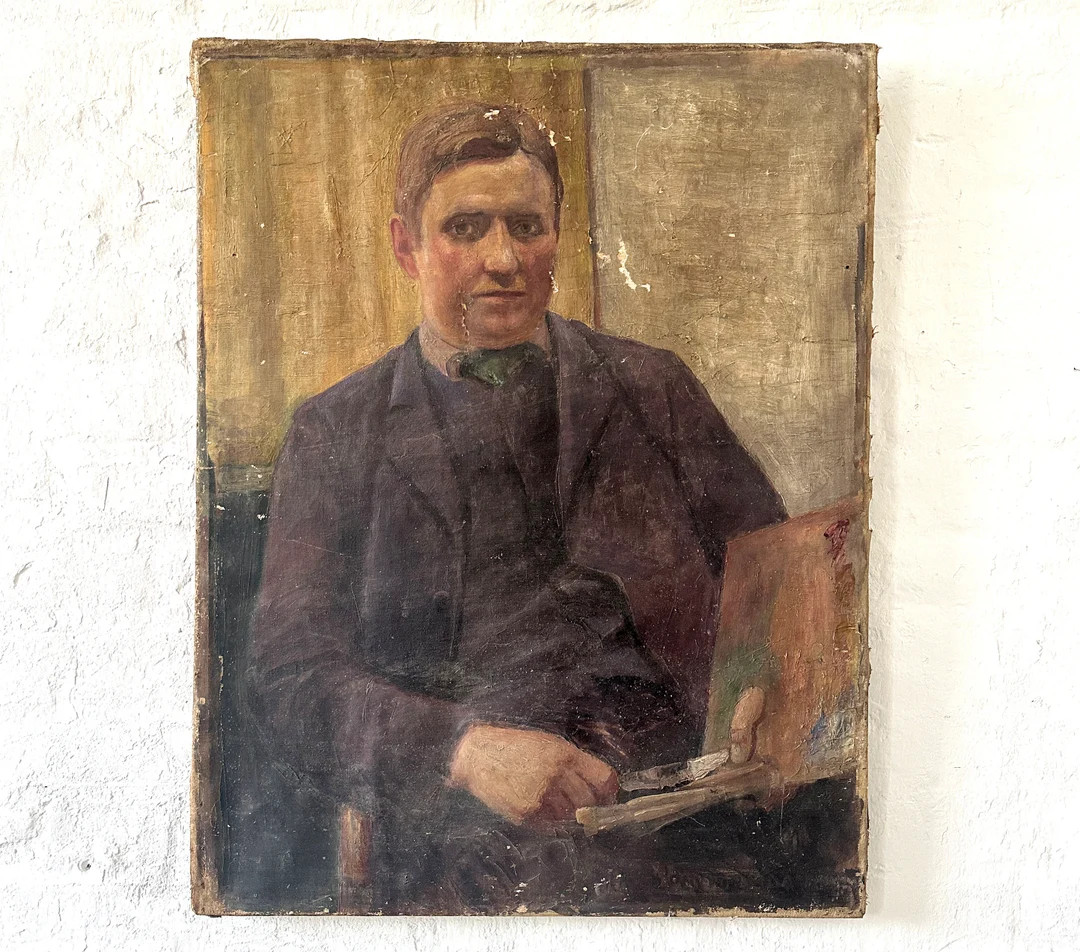 Artist Self-portrait, High Quality, Around 1920 - Etsy | Etsy (US)