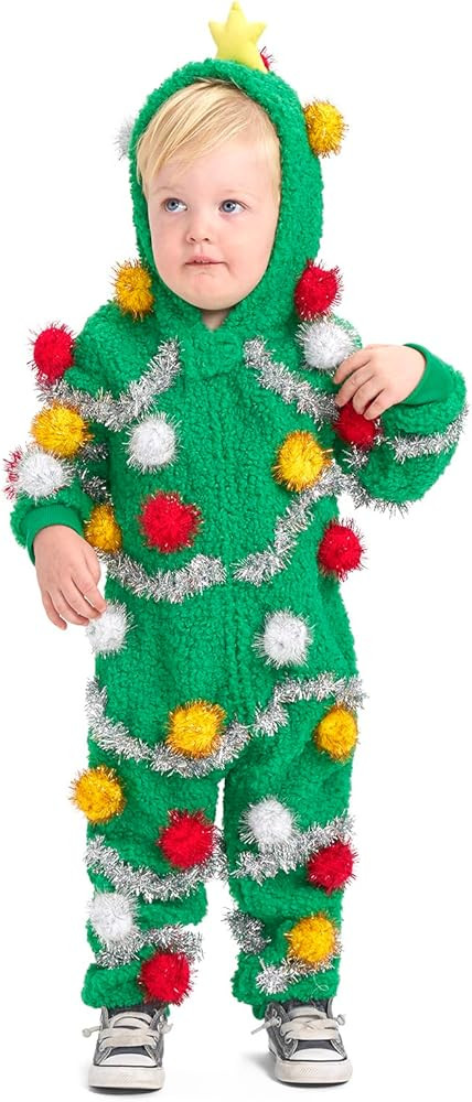 Tipsy Elves Christmas Outfits for Babies and Toddlers - Fun Holiday Themed Jumpsuits | Amazon (US)