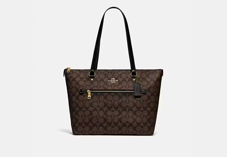 Gallery Tote In Signature Canvas | Coach Outlet US