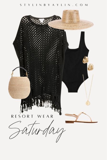 Outfits of the Week- Saturday edition, casual style, coverup, swimwear, accessories, StylinByAylin 

#LTKSeasonal #LTKstyletip #LTKunder100