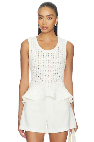Anna Peplum Sweater Tank
                    
                    PISTOLA | Revolve Clothing (Global)