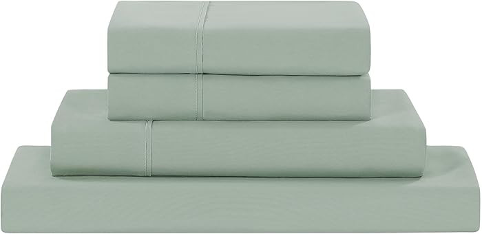 Modern Threads Soft Microfiber Solid Sheets - Luxurious Microfiber Bed Sheets - Includes Flat She... | Amazon (US)