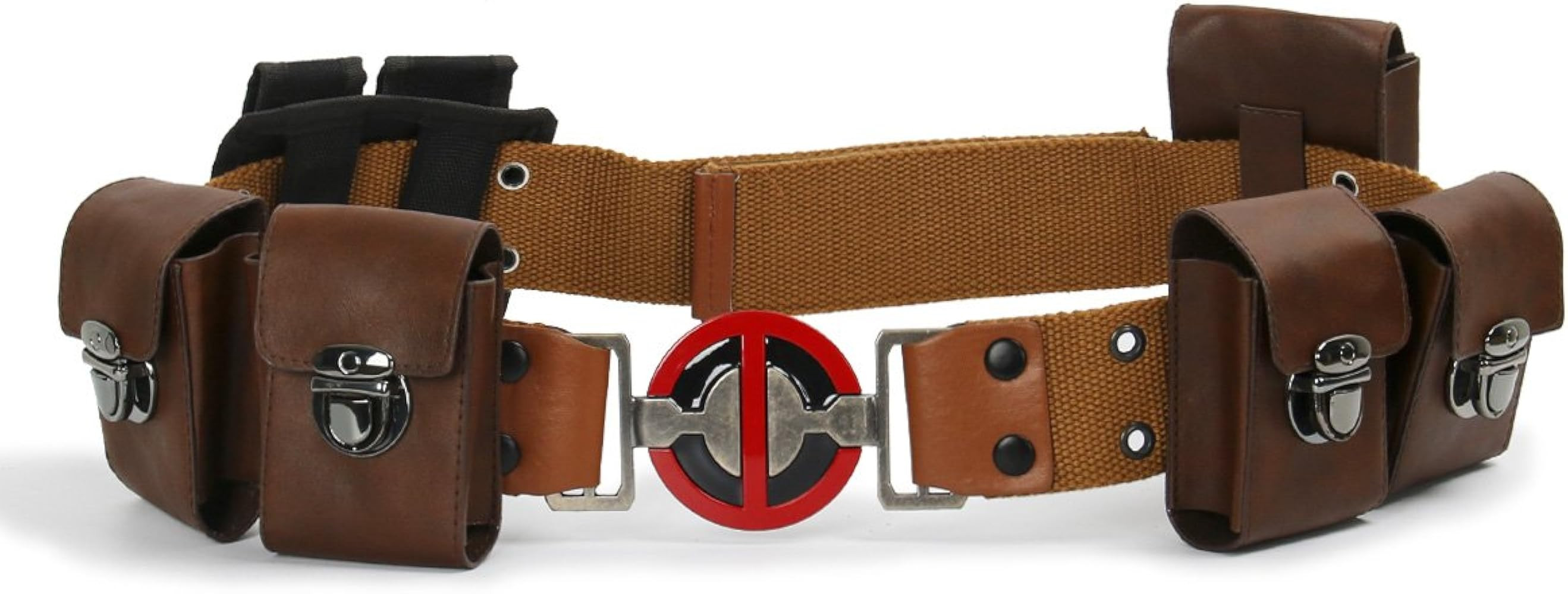 DP Cosplay Belt with Pockets Pouches Bag New Movie Version Wade Leather Waist Belt Halloween Cost... | Amazon (US)