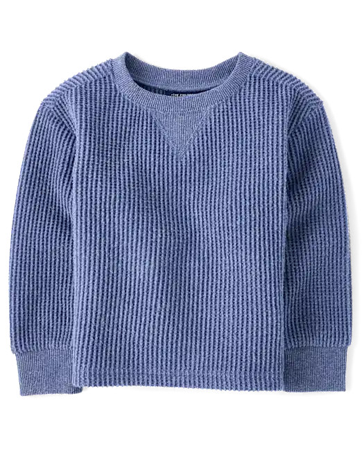 Baby And Toddler Boys Thermal Top - blue | The Children's Place