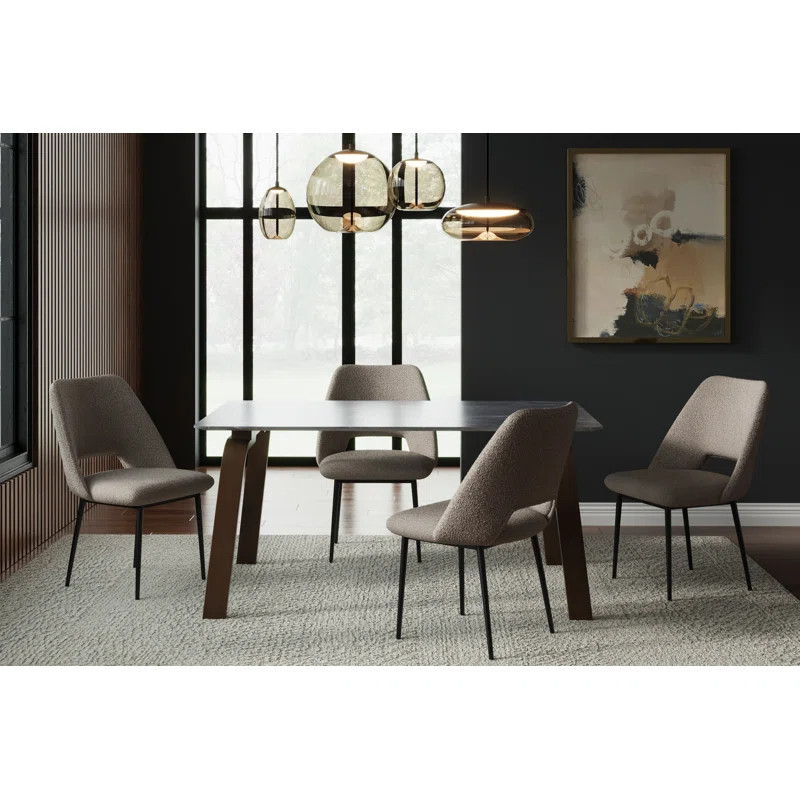 Valdez Fabric Solid Back Side Chair (Set of 2) | Wayfair North America