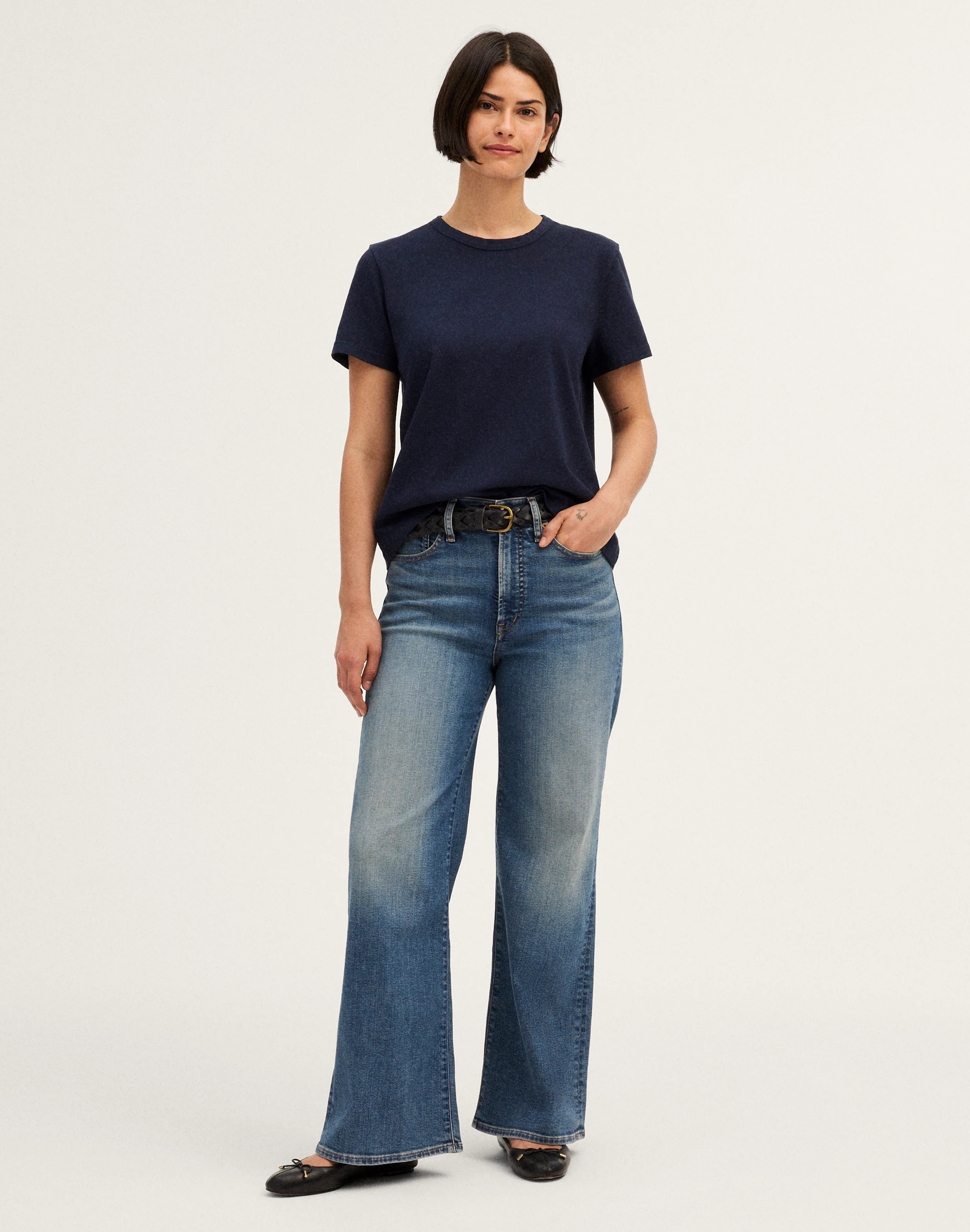 The Curvy Wide-Leg Jean | Madewell
