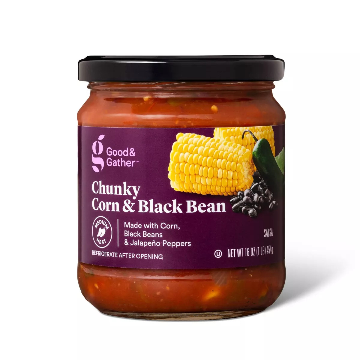 Medium Corn & Black Bean Salsa 16oz - Good & Gather™ | Target