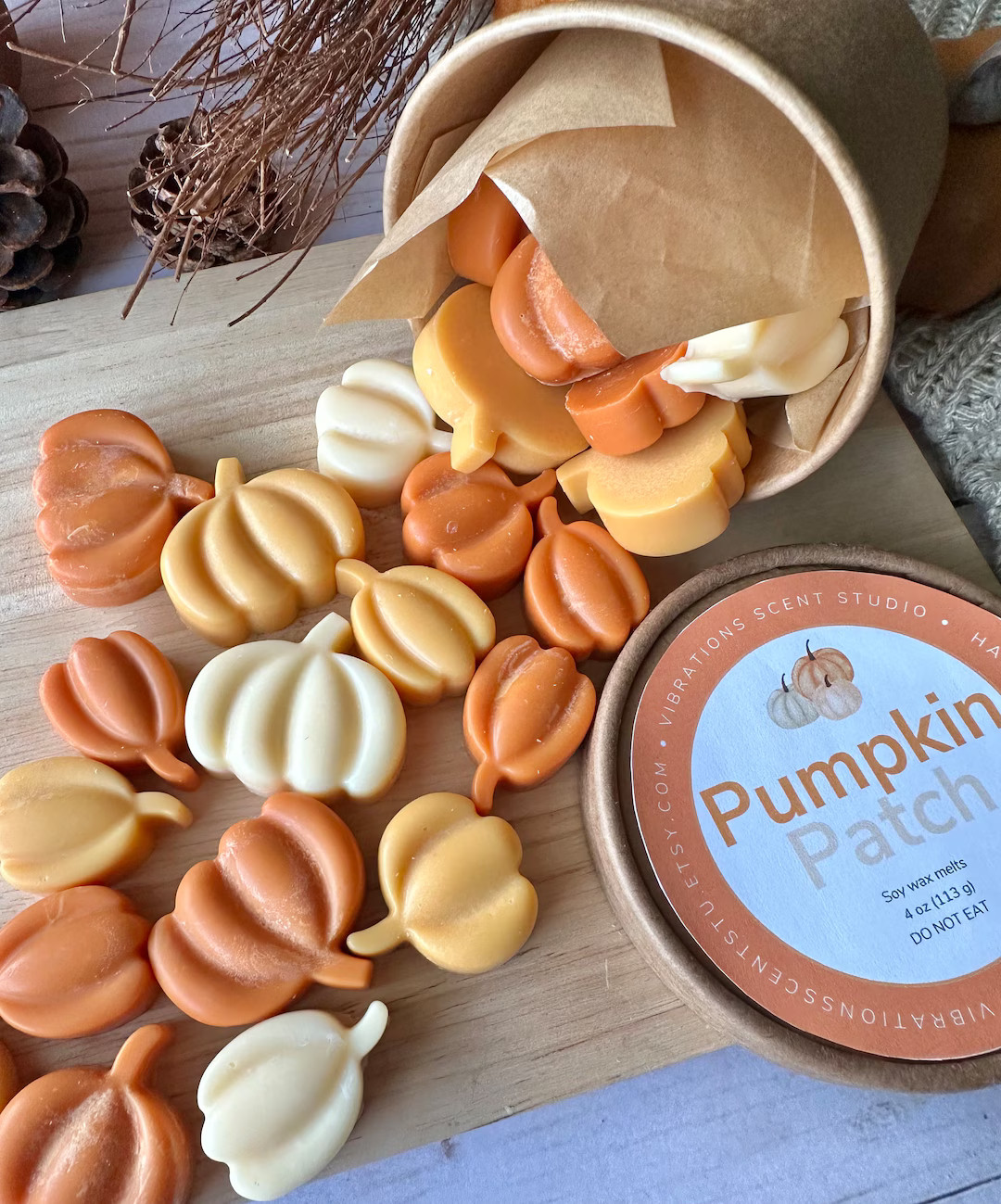 Pumpkin Patch Wax Melts | Fall Wax Melts | Food Wax Melts | Cute Wax Melts | Food Shaped Wax Melt... | Etsy (US)