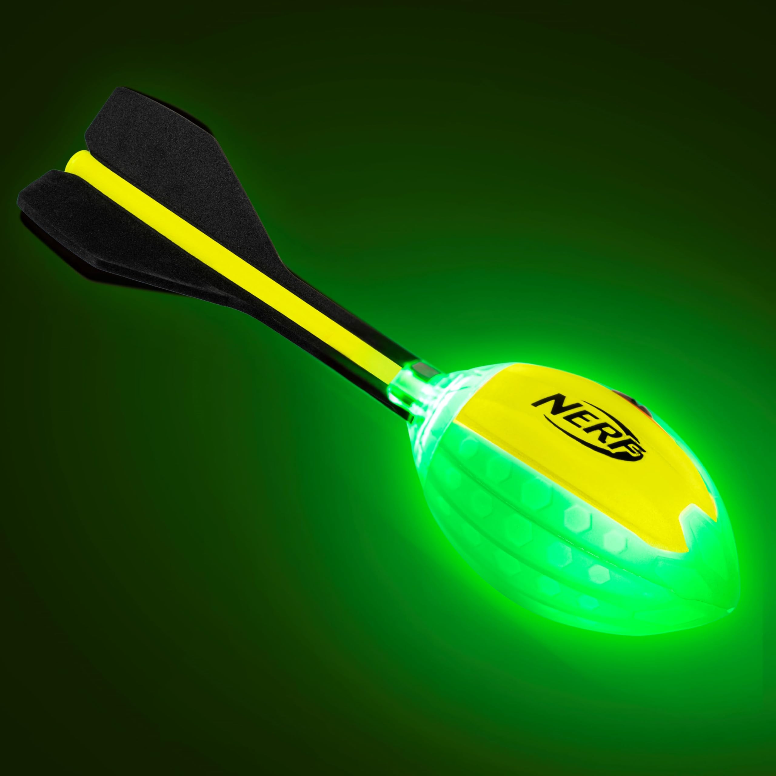 Nerf Lightstrike Vortex Foam Football - Color Changing LED Soft Vortex Football for Long-Distance... | Amazon (US)