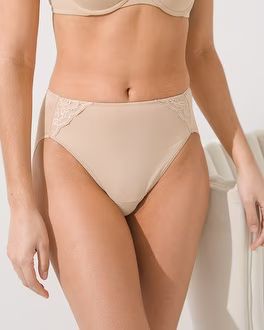 High-Leg Brief with Lace | Soma Intimates